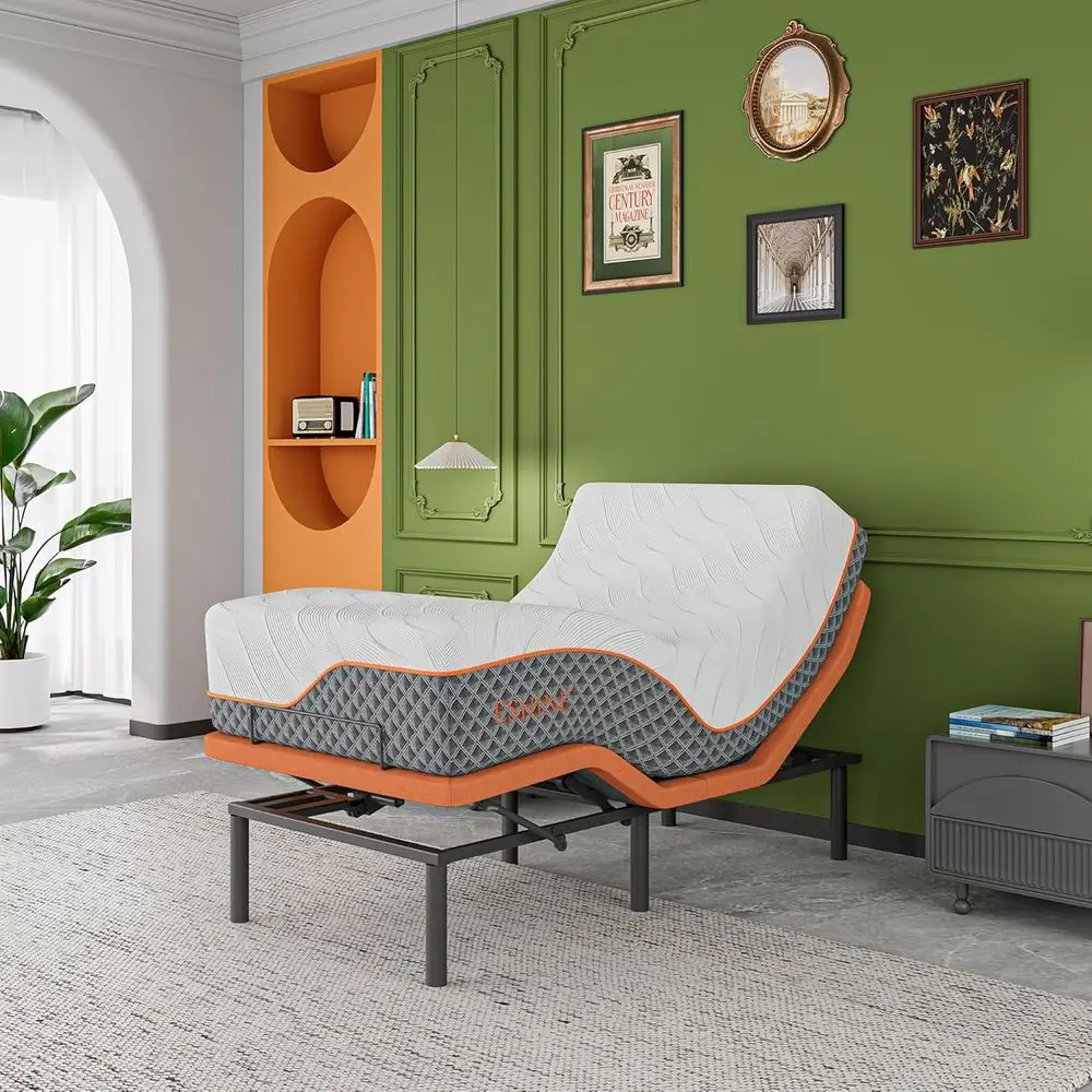 Adjustable Twin XL Hybrid Mattress with 14 Pillow-Top, Smart App, Zero Gravity, Full-Body Massage, 319 Spring System, Dual USB P
Adjustable Twin XL Hybrid Mattress with 14 Pillow-Top, Smart App, Zero Gravity, Full-Body Massage, 319 Spring System, Dual USB P