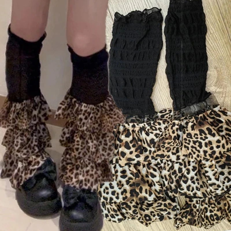 Leopard Print Leg Warmer Spicy Girls Piled Calf Socks Mesh Boot Socks Y2K Sexy Lace Mesh Leg Cover Lolita Gothic Japanese Socks
Leopard Print Leg Warmer Spicy Girls Piled Calf Socks Mesh Boot Socks Y2K Sexy Lace Mesh Leg Cover Lolita Gothic Japanese Socks