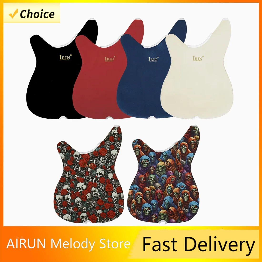 IRIN F-ST Защитный чехол для электрогитары из искусственной ткани с принтом, верхние чехлы для гитары, лаковые аксессуары для гитары с защитой от царапин
IRIN F-ST Защитный чехол для электрогитары из искусственной ткани с принтом, верхние чехлы для гитары, лаковые аксессуары для гитары с защитой от царапин