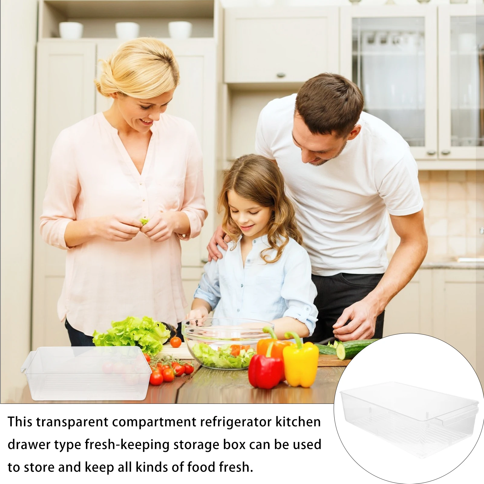 Vegetable Storage Box Transparent Fridge Organizer Food Freezer Container Kitchen Storage Case For Fruits Vegetables Clear Box
Vegetable Storage Box Transparent Fridge Organizer Food Freezer Container Kitchen Storage Case For Fruits Vegetables Clear Box