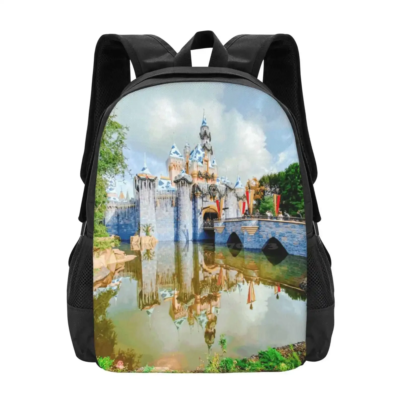 Holiday Castle Views Pattern Design Bag Student's Backpack Holiday Christmas Castle Snow Sleeping Beauty Aurora
Holiday Castle Views Pattern Design Bag Student's Backpack Holiday Christmas Castle Snow Sleeping Beauty Aurora