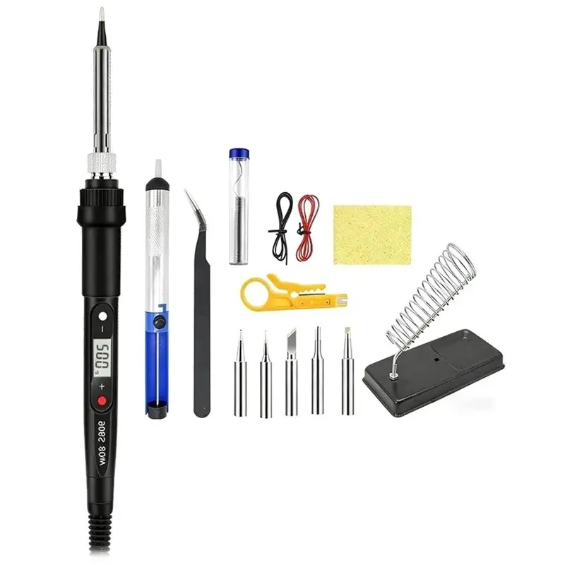 LLCS-220V Welding Tools Set LCD Display Temperature Adjustable Electronics Soldering EU Plug
LLCS-220V Welding Tools Set LCD Display Temperature Adjustable Electronics Soldering EU Plug