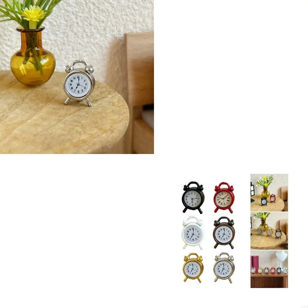 Миниатюрный будильник, 2 шт., настольные часы из сплава, модель рисунка для кукольного дома 1/12
Миниатюрный будильник, 2 шт., настольные часы из сплава, модель рисунка для кукольного дома 1/12