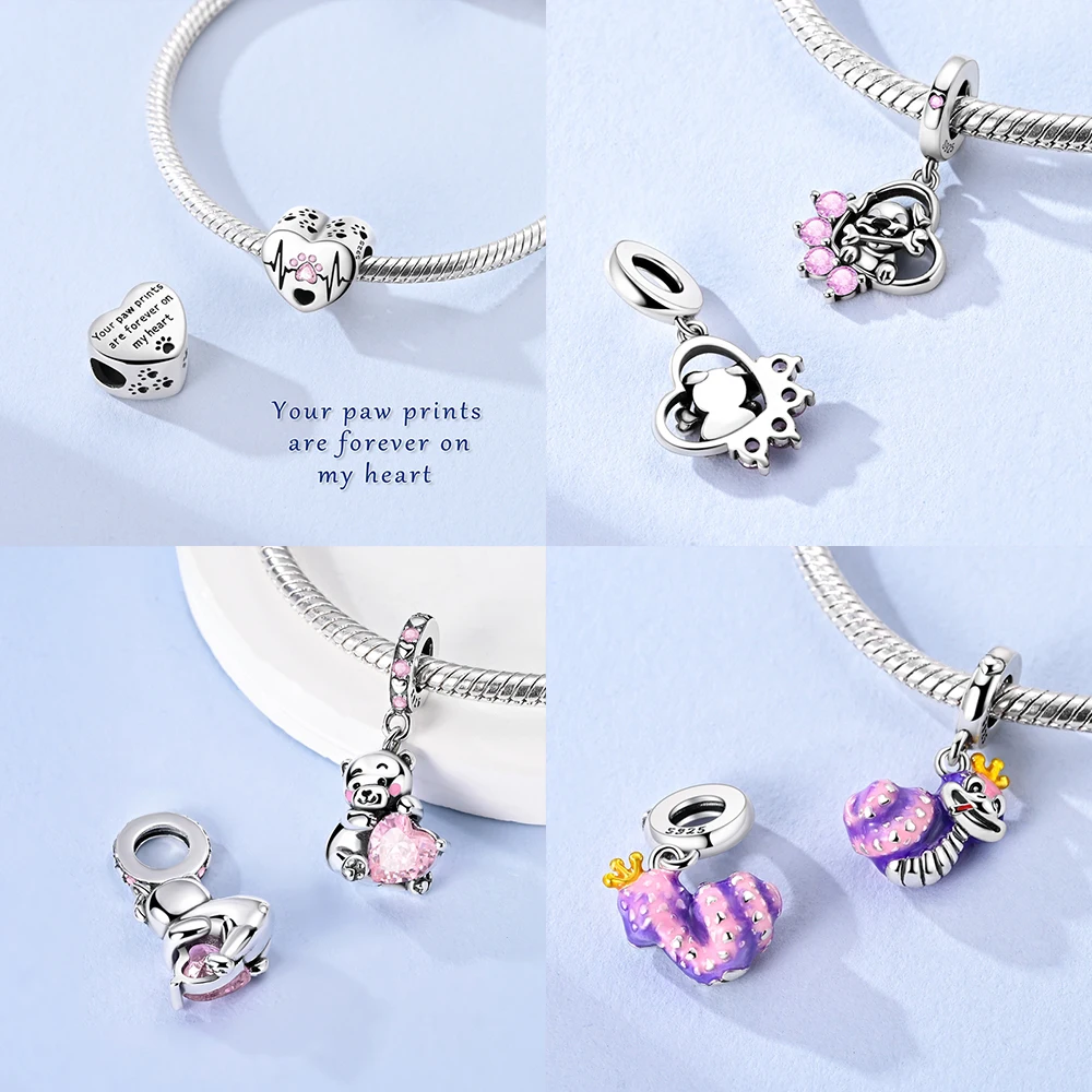 Exquisite Animal Firefly Blue Bow Dolphin Beads Fit Bracelet Charms 925 Silver Original Jewelry Making Women Anniversary Gifts
Exquisite Animal Firefly Blue Bow Dolphin Beads Fit Bracelet Charms 925 Silver Original Jewelry Making Women Anniversary Gifts