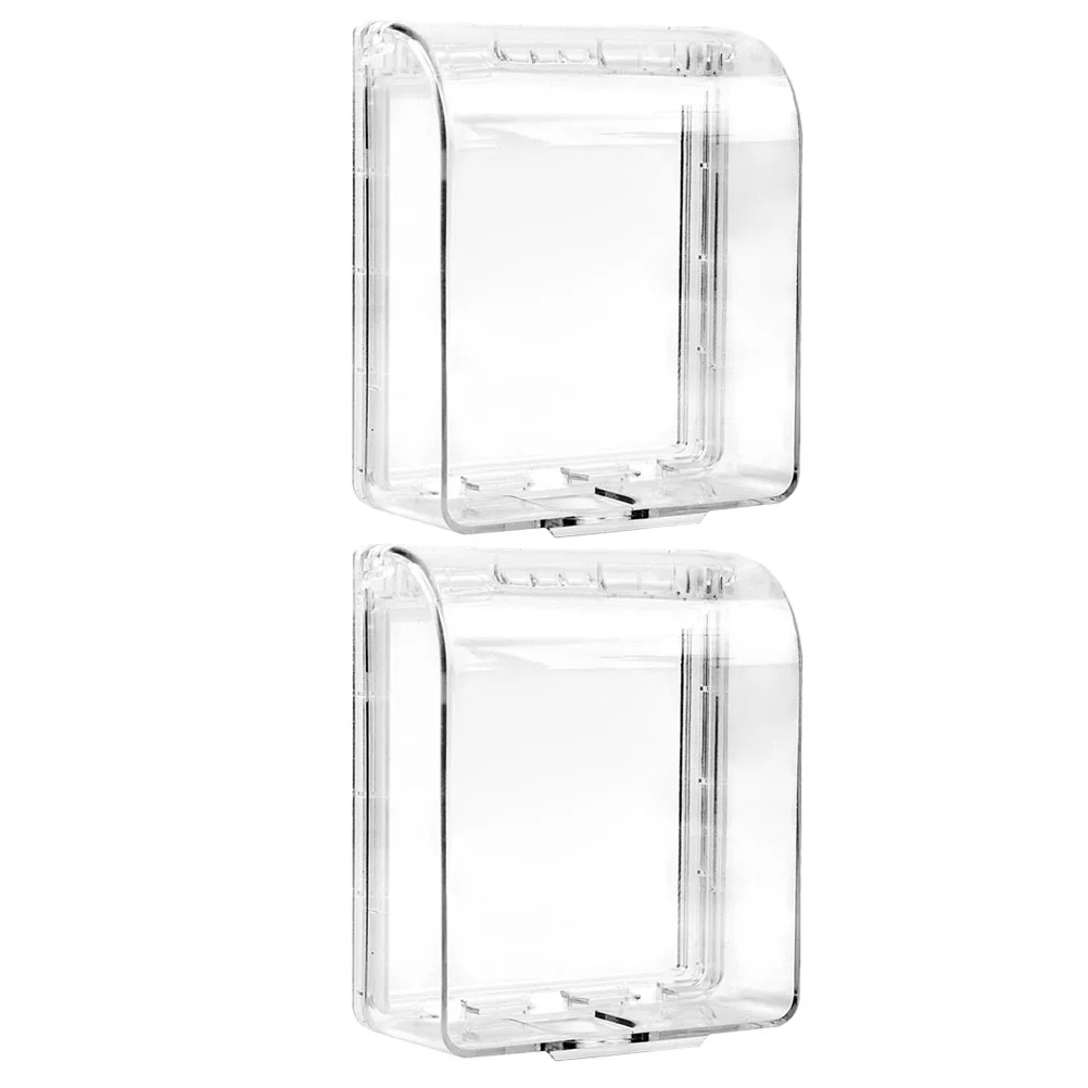 2 Pcs Switch Protection Box Wall Outlet Cover Bathroom Socket Outdoor Waterproof Abs Electrical
2 Pcs Switch Protection Box Wall Outlet Cover Bathroom Socket Outdoor Waterproof Abs Electrical
