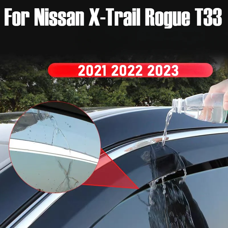 For Nissan X-Trail Rogue (T33) 2021 2022 2023 Exterior Visor Vent Shades Window Sun Rain Guard Deflector 4pcs
For Nissan X-Trail Rogue (T33) 2021 2022 2023 Exterior Visor Vent Shades Window Sun Rain Guard Deflector 4pcs