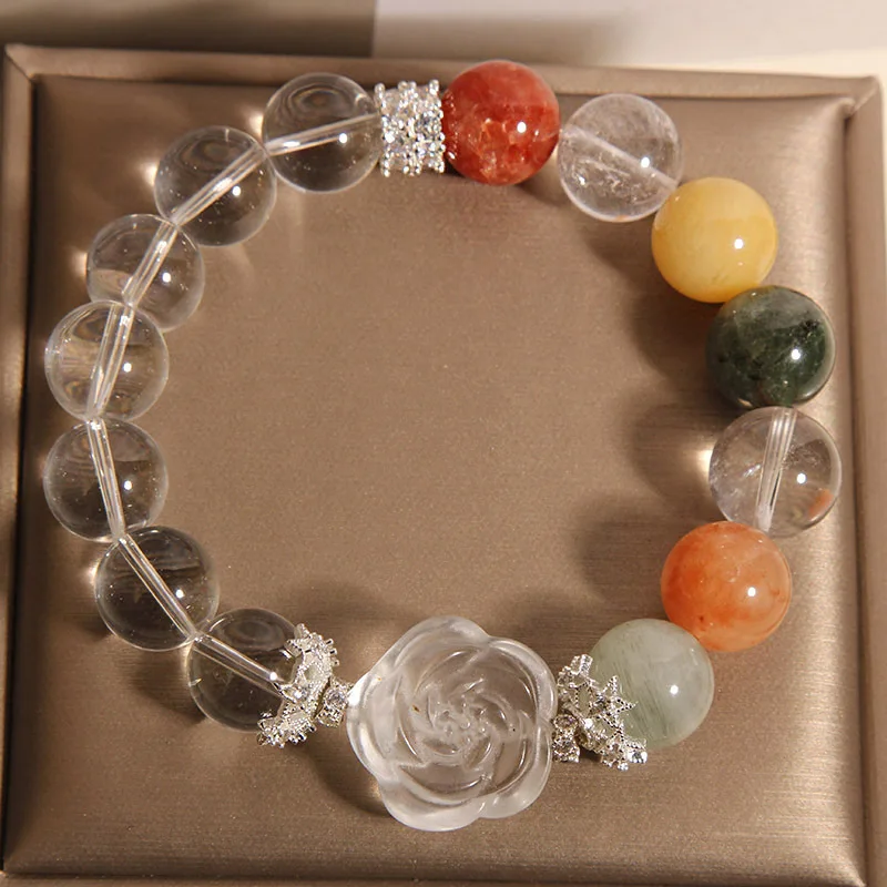 Браслет из натурального белого хрусталя, женский роскошный нишевый изысканный высококачественный браслет с цветком розы, подарок для подруги, роскошный
Браслет из натурального белого хрусталя, женский роскошный нишевый изысканный высококачественный браслет с цветком розы, подарок для подруги, роскошный