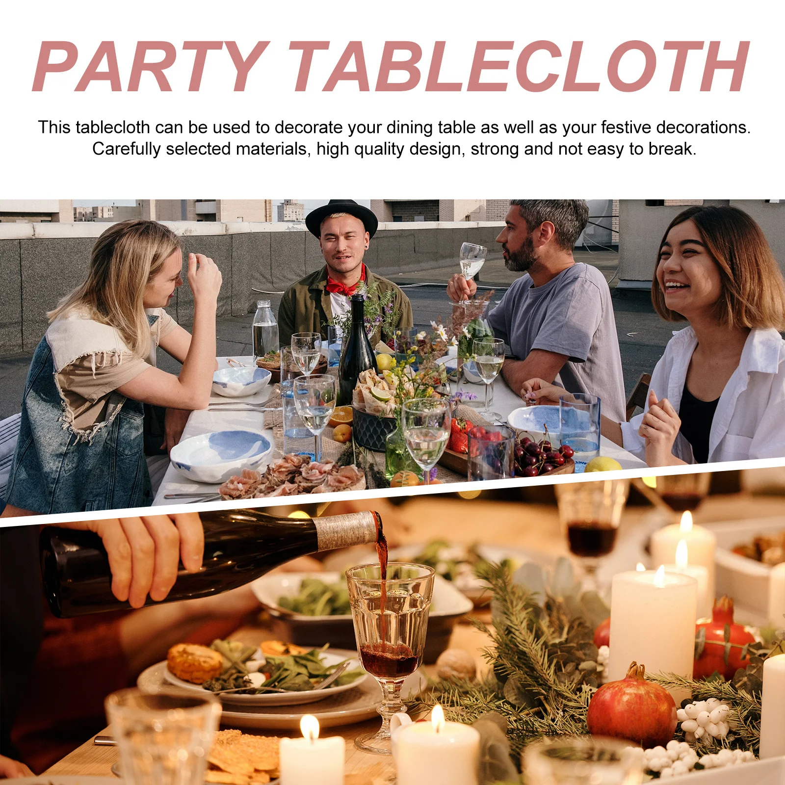 3Pcs Exquisite Table Cover Adornment for Dining Table Party Gathering Waterproof Tear Resistant Cut to Fit Modern Stylish Home
3Pcs Exquisite Table Cover Adornment for Dining Table Party Gathering Waterproof Tear Resistant Cut to Fit Modern Stylish Home