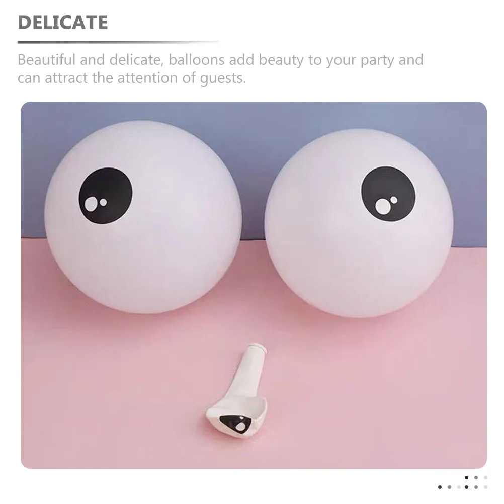 10Pcs Latex Eyeball Balloons Halloween Party Decor Eye Ball Balloons for Weddings and Receptions Halloween Party Decorations
10Pcs Latex Eyeball Balloons Halloween Party Decor Eye Ball Balloons for Weddings and Receptions Halloween Party Decorations