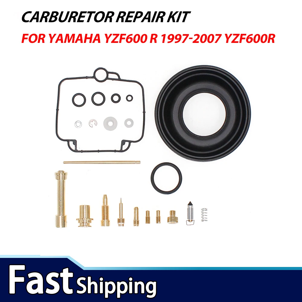 4X FOR Yamaha YZF600 R 1997-2007 YZF600R Carburetor carb Rebuild Repair kit Float Diaphragm
4X FOR Yamaha YZF600 R 1997-2007 YZF600R Carburetor carb Rebuild Repair kit Float Diaphragm