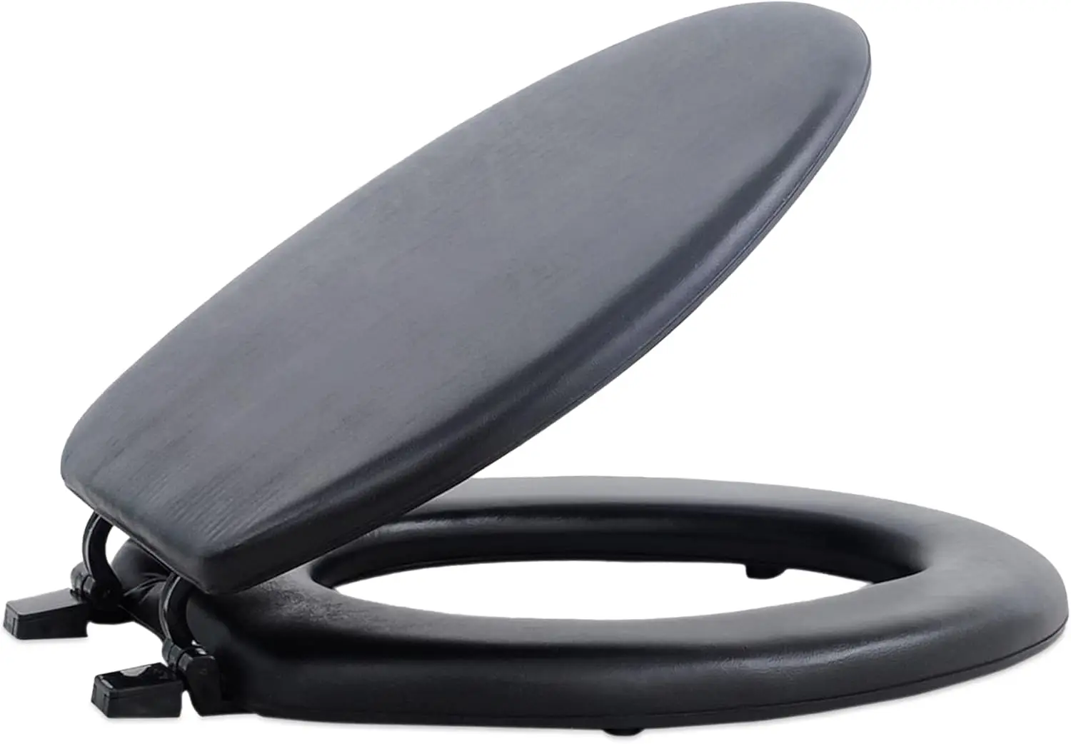 Soft Elongated Vinyl Toilet Seat, Black - 19 Inch Soft Vinyl Cover with Comfort Foam Cushioning - Fits All Elongated Size
Soft Elongated Vinyl Toilet Seat, Black - 19 Inch Soft Vinyl Cover with Comfort Foam Cushioning - Fits All Elongated Size