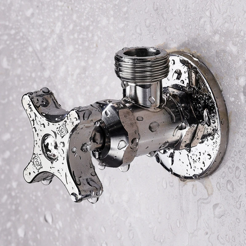Thickened Stainless Steel Triangle Valve Bathroom Quick Opening Faucet Parts For Hot And Cold Water Pipeline Connection Use
Thickened Stainless Steel Triangle Valve Bathroom Quick Opening Faucet Parts For Hot And Cold Water Pipeline Connection Use