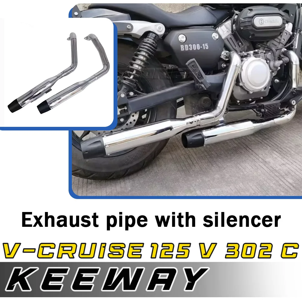 For KEEWAY V-CRUISE 125V 302C Retro Harley Exhaust with Muffler V-CRUISE 125V 302C
For KEEWAY V-CRUISE 125V 302C Retro Harley Exhaust with Muffler V-CRUISE 125V 302C