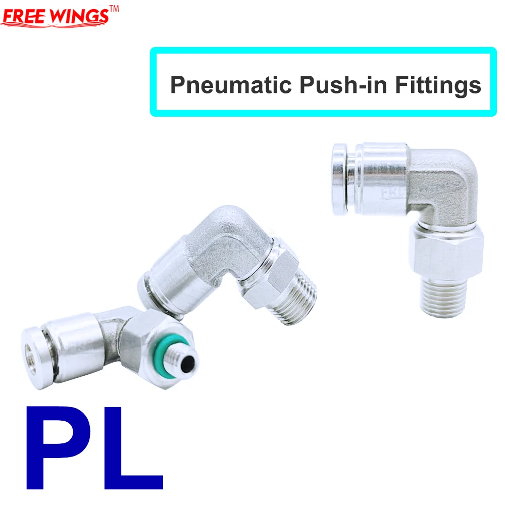 304 Stainless Steel Quick-insert Air Pipe Joint Pneumatic Quick Joint PL Right Angle Bend High Temperature and High Pressure Cor
304 Stainless Steel Quick-insert Air Pipe Joint Pneumatic Quick Joint PL Right Angle Bend High Temperature and High Pressure Cor