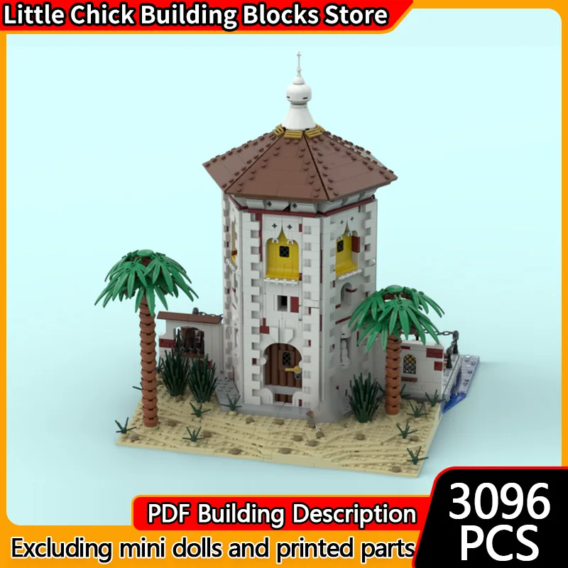 Medieval Castle Model MOC Building Bricks Pirate Island Tower Modular Technology Children Holiday Gifts Assemble Toys Suit
Medieval Castle Model MOC Building Bricks Pirate Island Tower Modular Technology Children Holiday Gifts Assemble Toys Suit