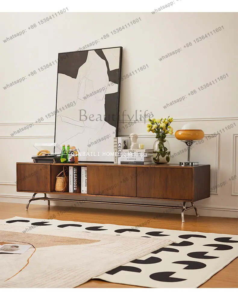 LD25 retro style small apartment living room home TV cabinet storage storage home floor cabinet
LD25 retro style small apartment living room home TV cabinet storage storage home floor cabinet