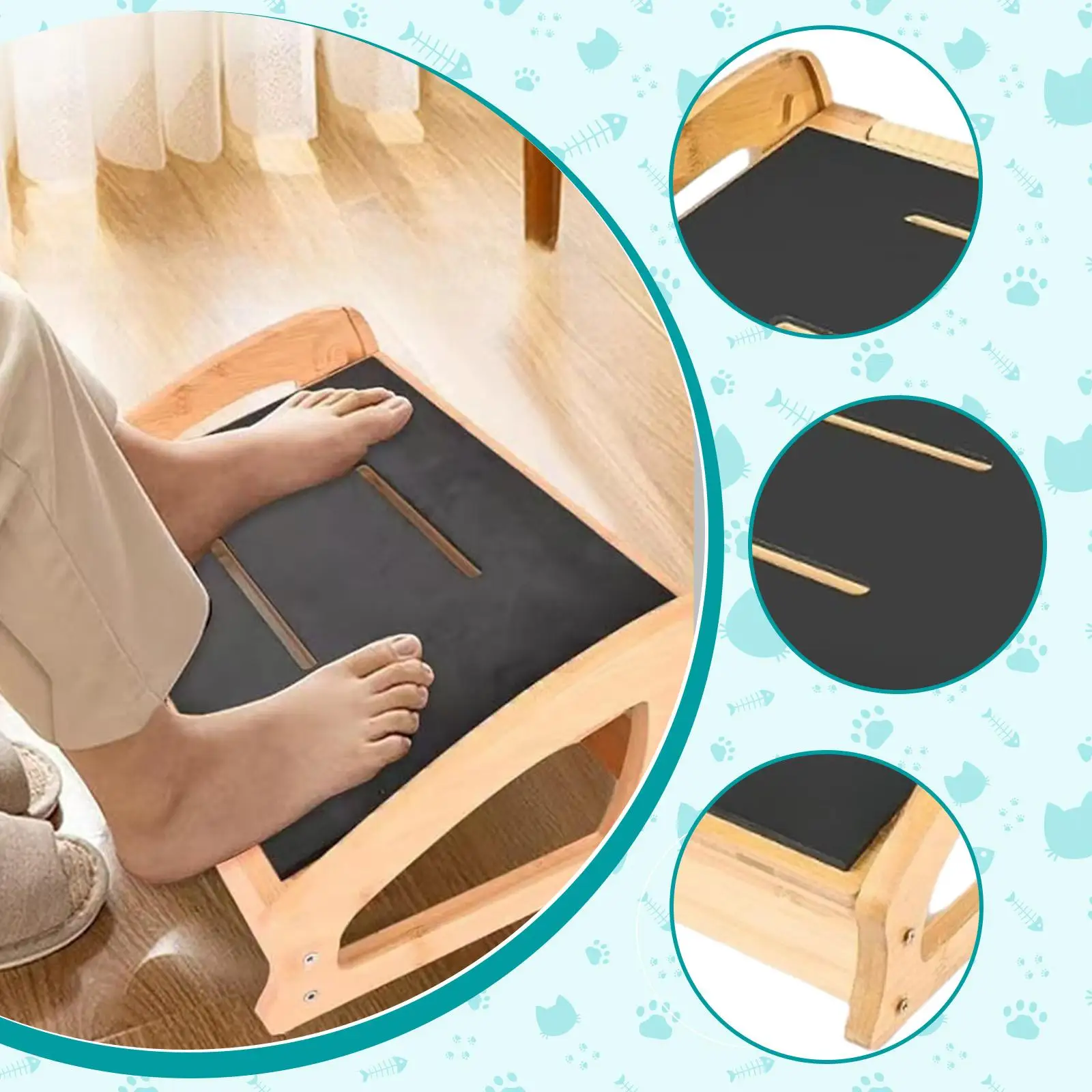 Under Desk Footrest Anti Slip 4 Adjustable Height Stable Wood Portable Work Study Home Office Comfortable Foot Rest Ergonomic
Under Desk Footrest Anti Slip 4 Adjustable Height Stable Wood Portable Work Study Home Office Comfortable Foot Rest Ergonomic