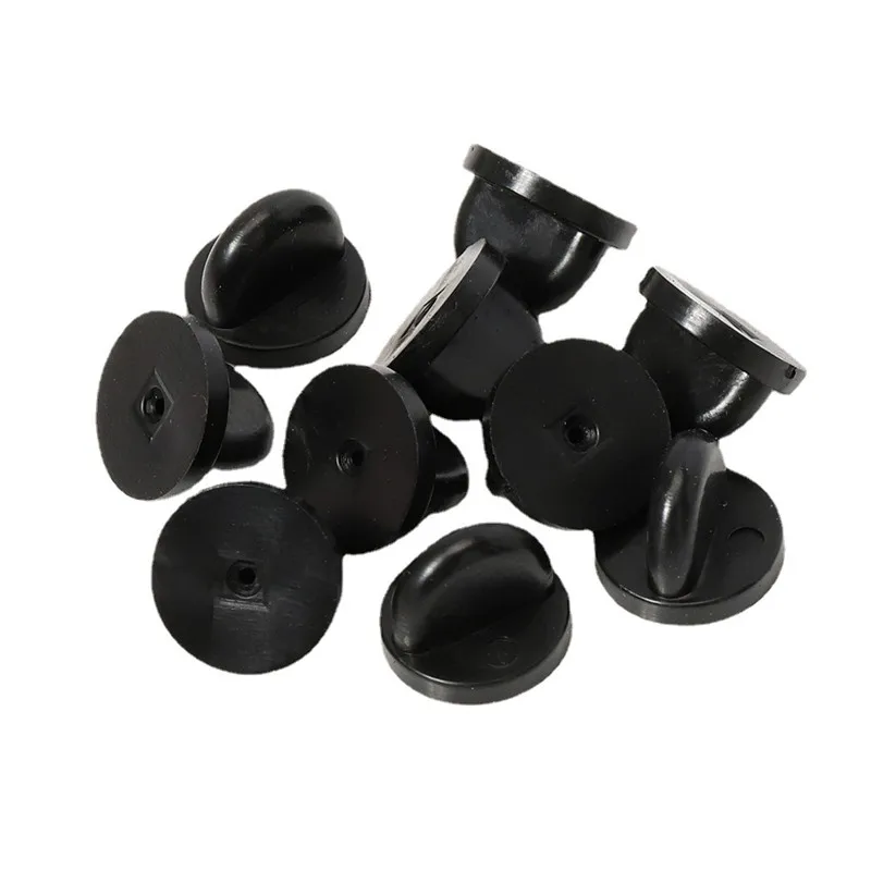 50/100/500Pcs Black Rubber Locking Pin Back Butterfly Clasp Clutch Squeeze Brooch Badge Holder For DIY Jewelry Craft Accessories
50/100/500Pcs Black Rubber Locking Pin Back Butterfly Clasp Clutch Squeeze Brooch Badge Holder For DIY Jewelry Craft Accessories