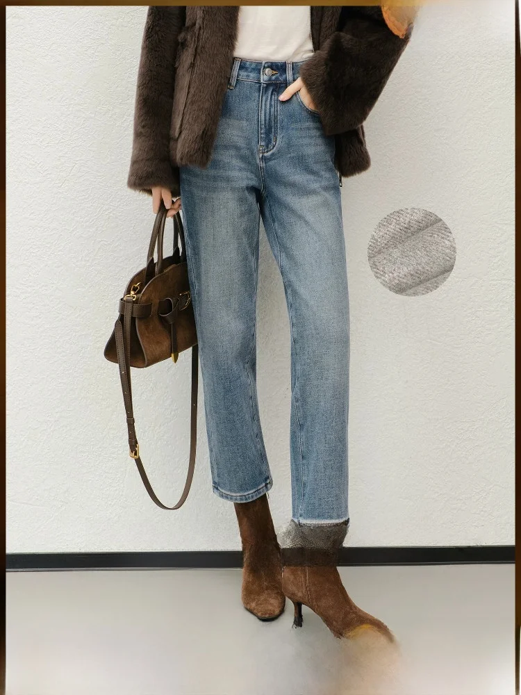 Meiyang Pencil Denim Jeans Fce Eight Nine Points High Waist Straight Leg Warm Casual High Quali Ladies Jeans
Meiyang Pencil Denim Jeans Fce Eight Nine Points High Waist Straight Leg Warm Casual High Quali Ladies Jeans
