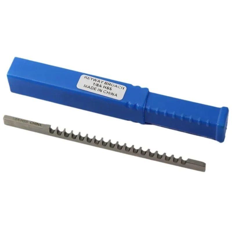 1/8 A Push Type Keyway Broach Inch Size High speed steel HSS Cutting Tool for CNC Broaching machine Metalworking
1/8 A Push Type Keyway Broach Inch Size High speed steel HSS Cutting Tool for CNC Broaching machine Metalworking