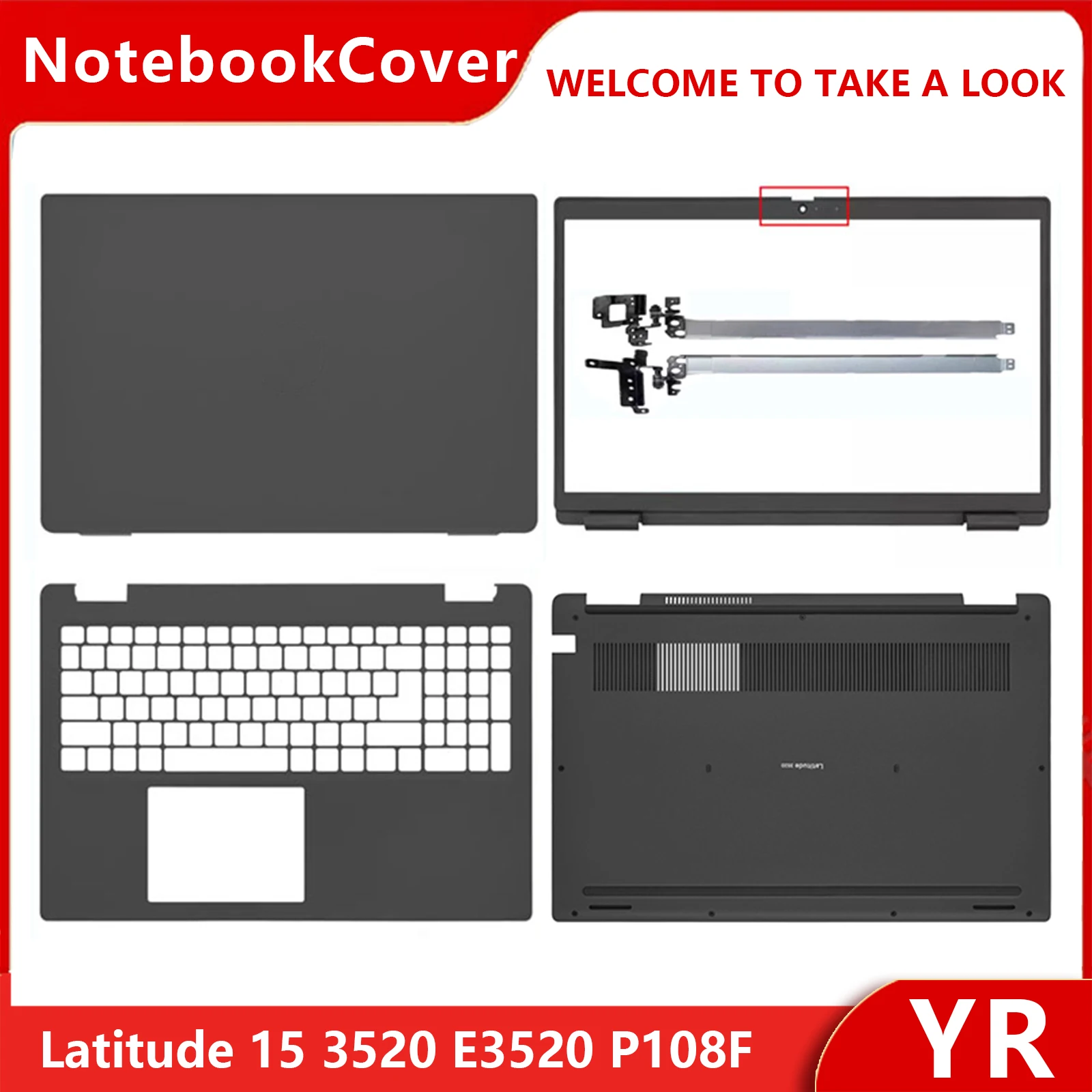 NEW For DELL Latitude 15 3520 E3520 P108F Laptop LCD Back Cover/Front Bezel/Palmrest/Bottom Case/Hinge/keyboard
NEW For DELL Latitude 15 3520 E3520 P108F Laptop LCD Back Cover/Front Bezel/Palmrest/Bottom Case/Hinge/keyboard
