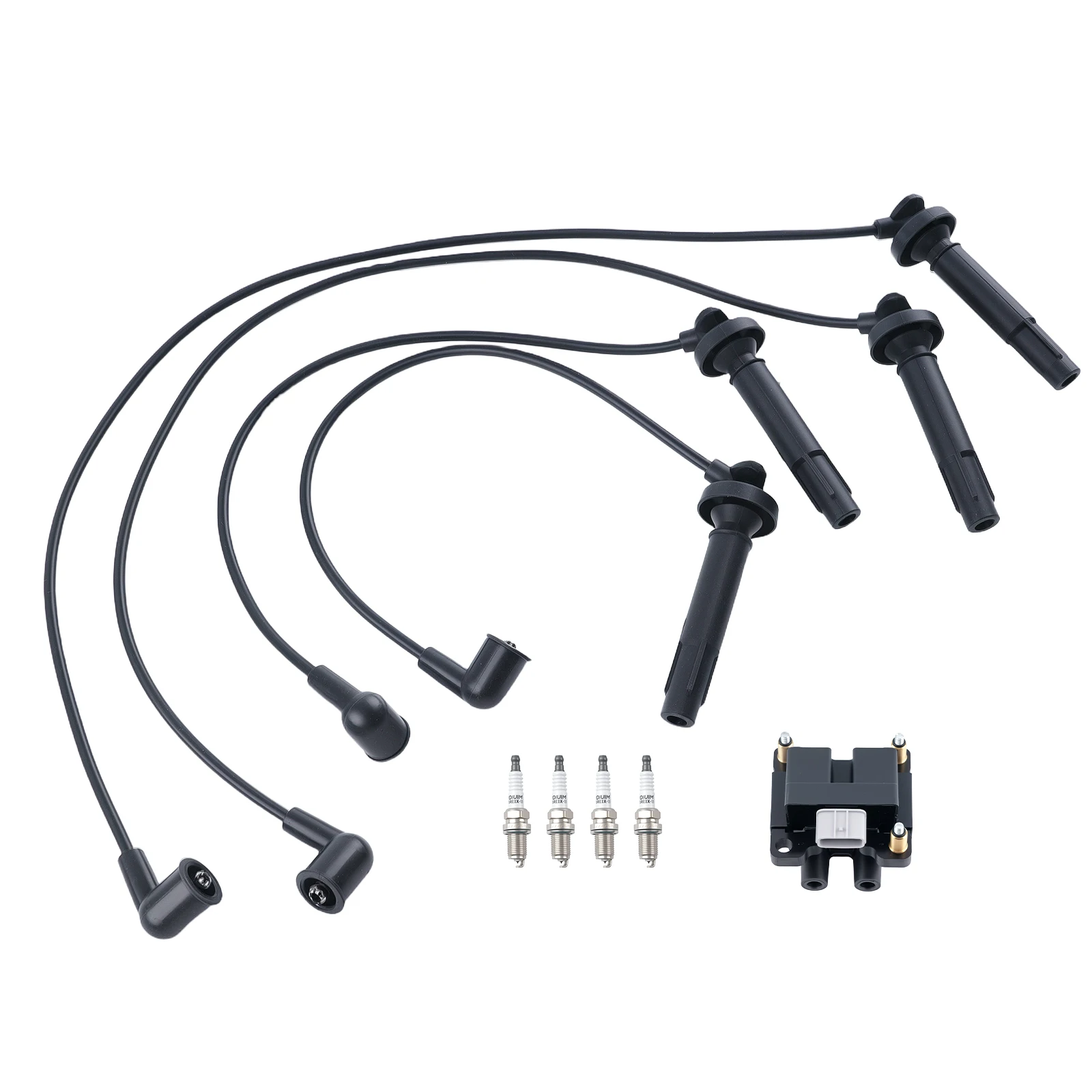 1x Ignition Coil 4x Spark Plug & Wire for Subaru Forester H4 2.5L 09-10 UF625 22433AA590
1x Ignition Coil 4x Spark Plug & Wire for Subaru Forester H4 2.5L 09-10 UF625 22433AA590
