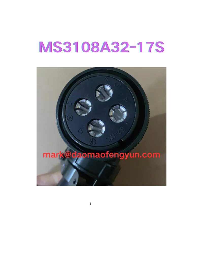 MS3108A32-17S New 4-core Yaskawa motor plug socket,
MS3108A32-17S New 4-core Yaskawa motor plug socket,