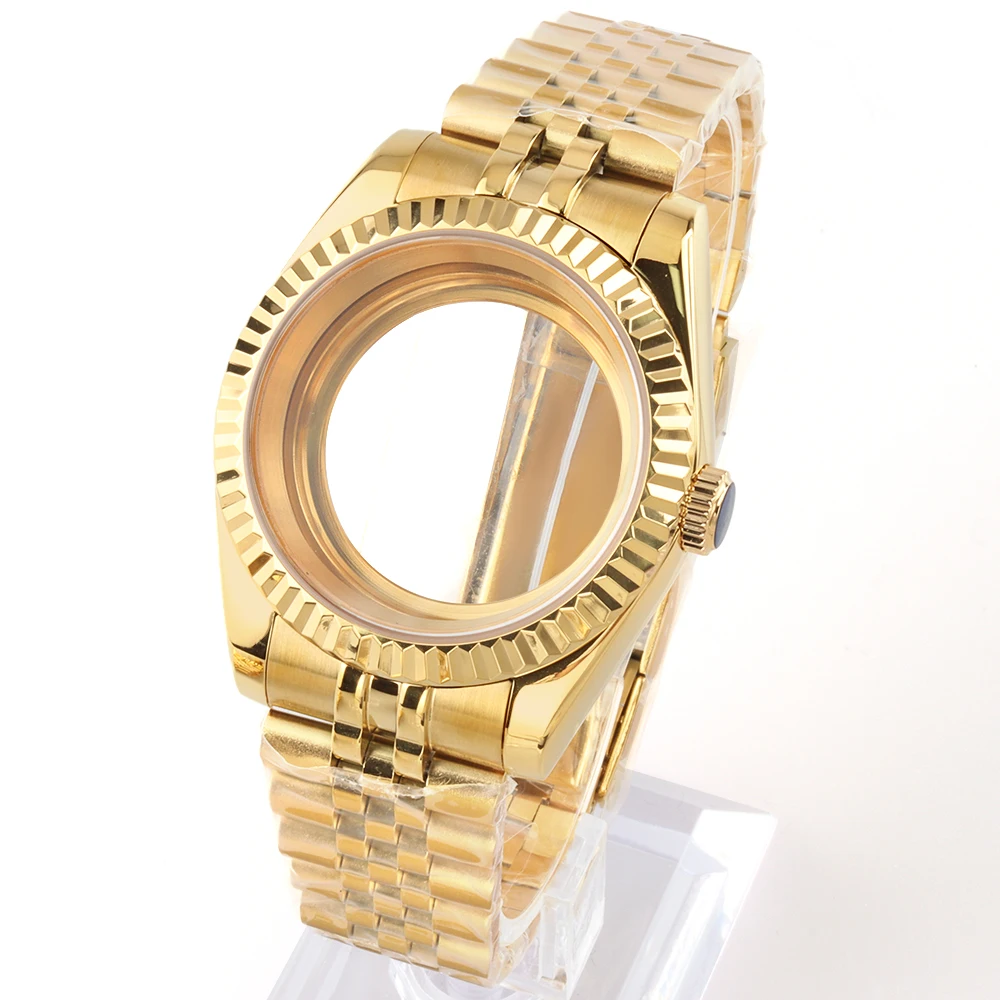 nh35 Fluted 36MM 39MM Watch Case Sapphire glass Waterproof Jubilee Strap For Seiko NH35 NH36 Movement Stainless Steel NH35 Case
nh35 Fluted 36MM 39MM Watch Case Sapphire glass Waterproof Jubilee Strap For Seiko NH35 NH36 Movement Stainless Steel NH35 Case