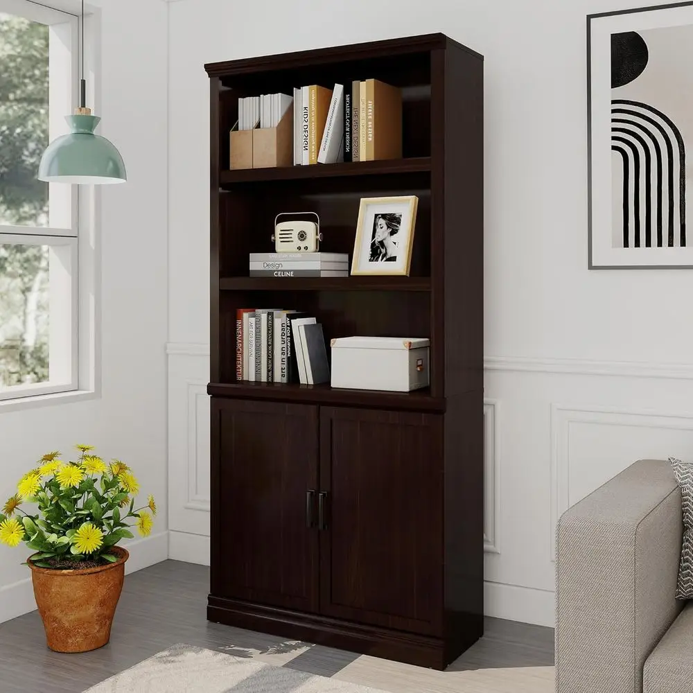 70 Inch Tall Bookcase with Adjustable Shelves, Floor Standing Cabinet for Living Room and Bedroom, Anti-Tipping Kit Included, Ch
70 Inch Tall Bookcase with Adjustable Shelves, Floor Standing Cabinet for Living Room and Bedroom, Anti-Tipping Kit Included, Ch
