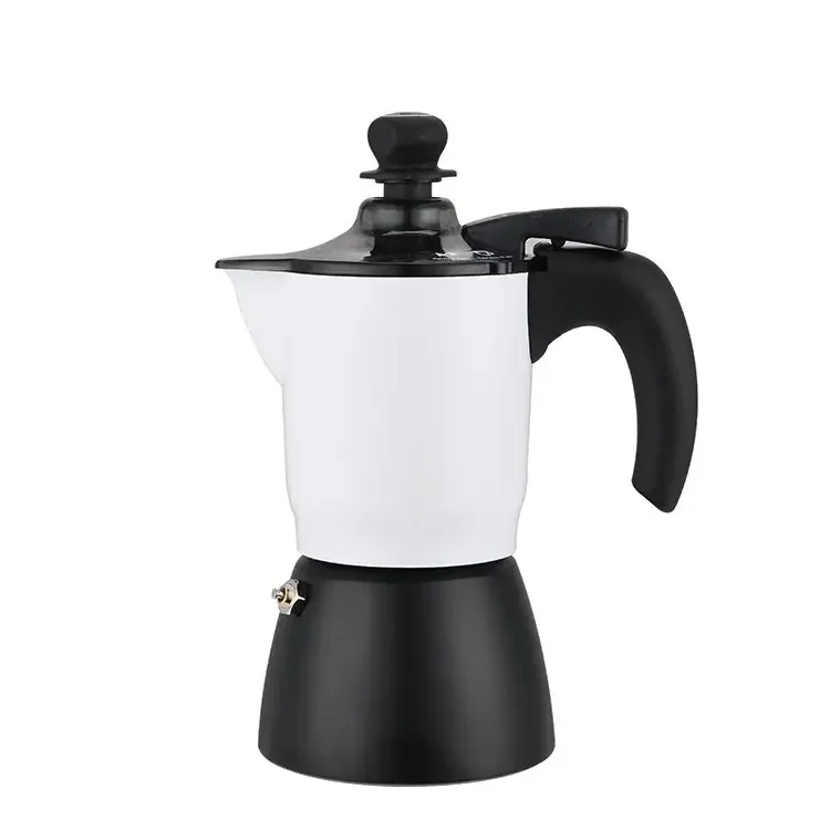 Легко чистящаяся алюминиевая кофеварка Moka, новая ручная кофеварка для эспрессо с переключателем, кофейник
Легко чистящаяся алюминиевая кофеварка Moka, новая ручная кофеварка для эспрессо с переключателем, кофейник