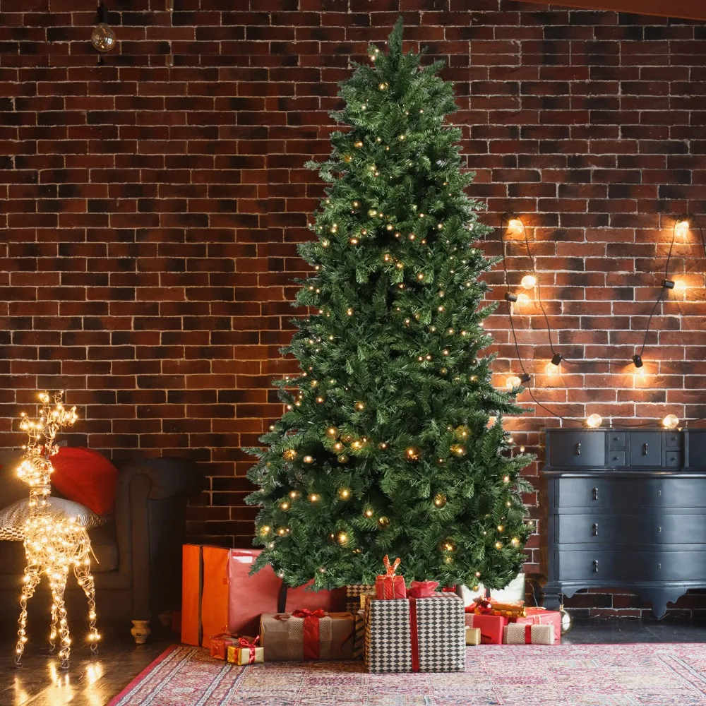 7.5ft Christmas Tree1346 Branches Artificial with LED Lights Holiday Xmas Party
7.5ft Christmas Tree1346 Branches Artificial with LED Lights Holiday Xmas Party