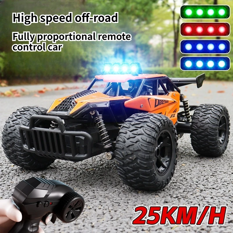 Fully Proportional Throttle Alloy Remote Control Car High Speed Bigfoot Climbing Off Road Vehicle Racing Model Toy Boy's Gift
Fully Proportional Throttle Alloy Remote Control Car High Speed Bigfoot Climbing Off Road Vehicle Racing Model Toy Boy's Gift