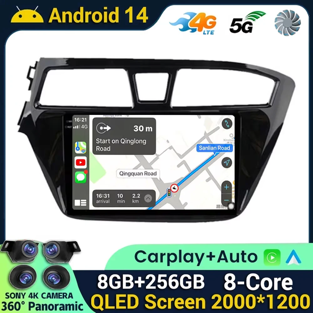 Автомагнитола Carplay, Android 14, Wi-Fi + 4G для Hyundai I20 LHD 2015 2016 2017 2018, стерео, GPS, мультимедийный видеоплеер, камера 360
Автомагнитола Carplay, Android 14, Wi-Fi + 4G для Hyundai I20 LHD 2015 2016 2017 2018, стерео, GPS, мультимедийный видеоплеер, камера 360