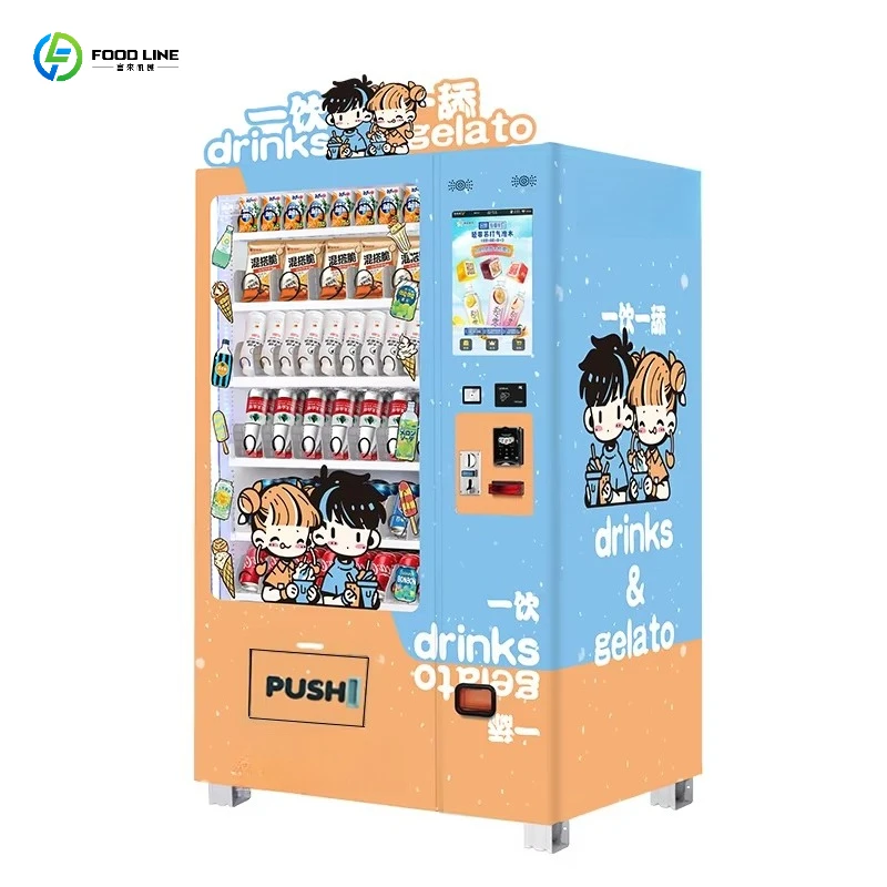 Customized New Style -18 ℃ Frozen Food Vending Machines Freeze Pop Popsicle Ice Cream Vending Machine for Sale
Customized New Style -18 ℃ Frozen Food Vending Machines Freeze Pop Popsicle Ice Cream Vending Machine for Sale