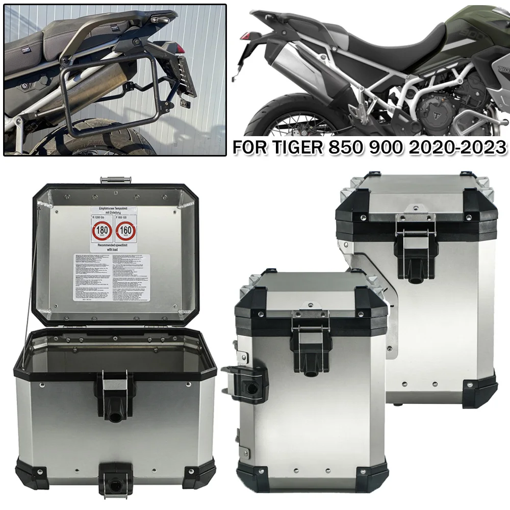 For Tiger 900 850 Motorcycle Aluminum Panniers Top Case Storage Helmet Box Rear Rack Luggage Side Bracket For Tiger850 Tiger900
For Tiger 900 850 Motorcycle Aluminum Panniers Top Case Storage Helmet Box Rear Rack Luggage Side Bracket For Tiger850 Tiger900