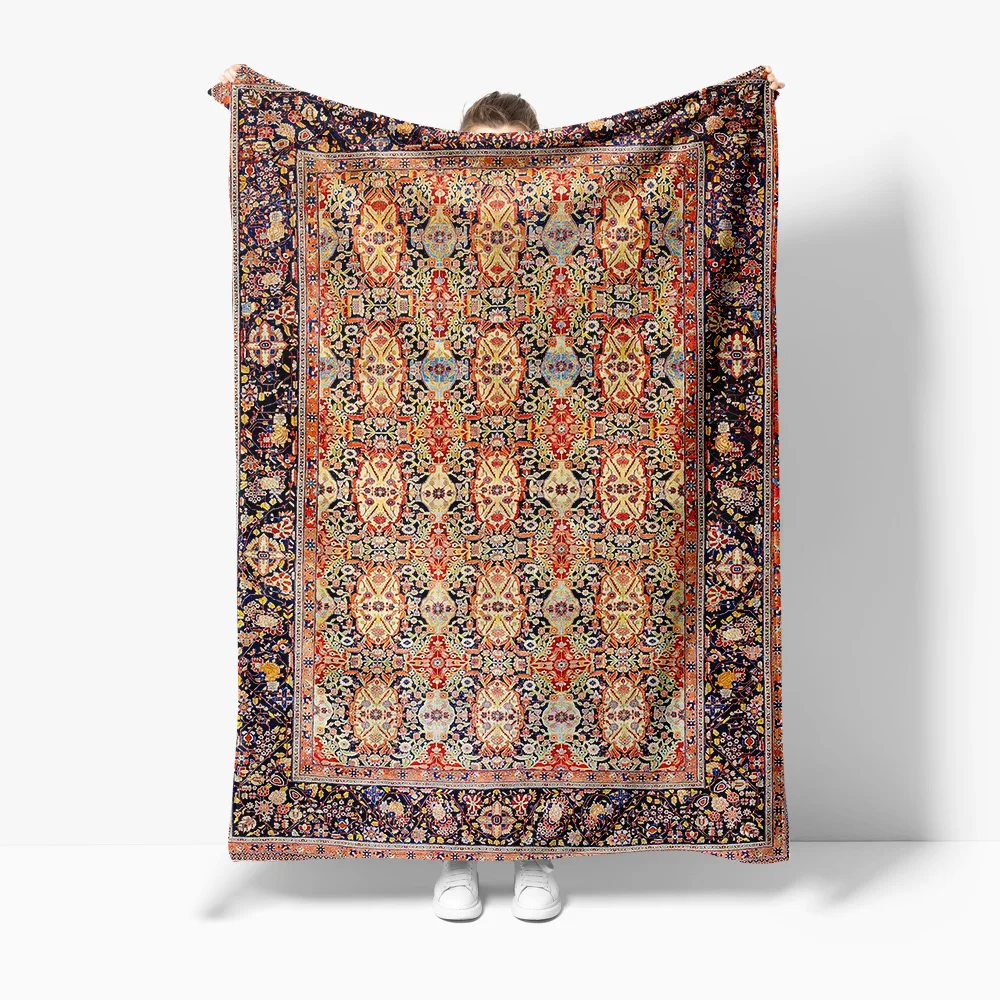 Vintage Persian Style Rug Traditional Kilim Tribal Area Rug Handmade Wool Decorative Floor Blanket Cushion Cover
Vintage Persian Style Rug Traditional Kilim Tribal Area Rug Handmade Wool Decorative Floor Blanket Cushion Cover