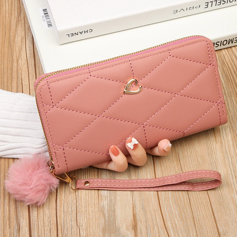 Women's Long Wallet Pu Leather Card Holder Large Capacity Zipper Coin Purse Multi Card Organizer Cell Phone Wristband Handbag
Women's Long Wallet Pu Leather Card Holder Large Capacity Zipper Coin Purse Multi Card Organizer Cell Phone Wristband Handbag