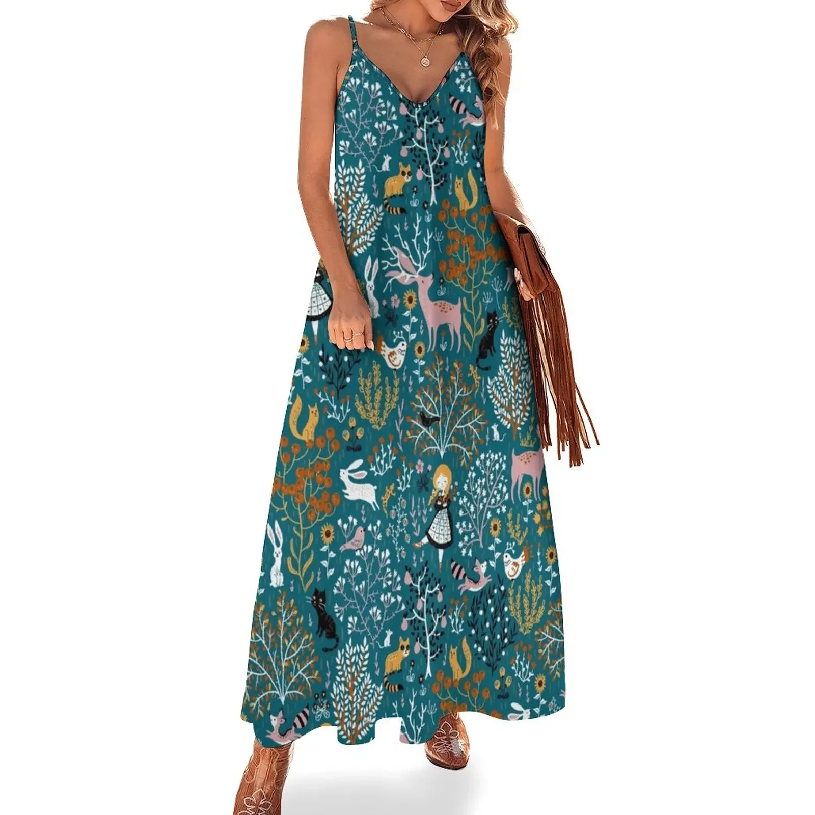 Country dreams Sleeveless Dress Woman's evening dress Summer dresses for women Dress
Country dreams Sleeveless Dress Woman's evening dress Summer dresses for women Dress