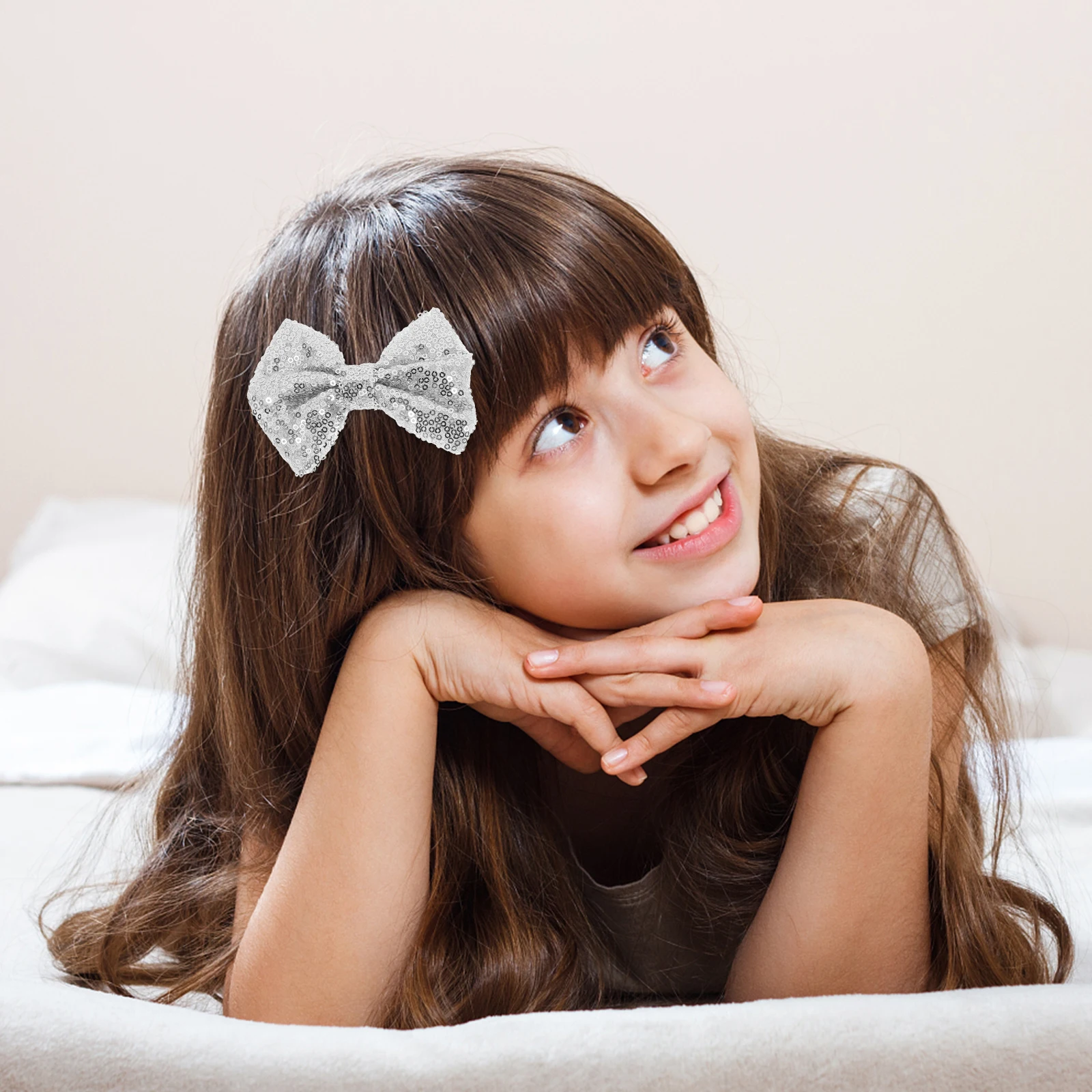 3Pcs Girls Hair Bow Clips Shiny Sequin Bows Cute Comfortable Fit for Little Girls Party Prom Everyday Wear Hair Decor
3Pcs Girls Hair Bow Clips Shiny Sequin Bows Cute Comfortable Fit for Little Girls Party Prom Everyday Wear Hair Decor