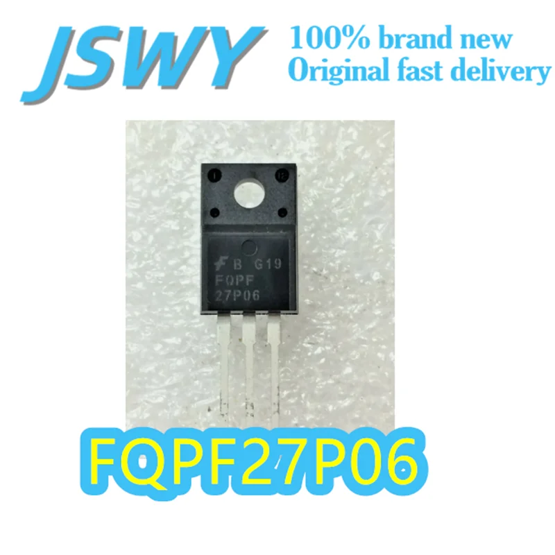 (10/50 pieces) FQPF27P06 27P06 60V P-channel MOSFET -17A TO-220F-3 package Power switch Power conversion Original
(10/50 pieces) FQPF27P06 27P06 60V P-channel MOSFET -17A TO-220F-3 package Power switch Power conversion Original