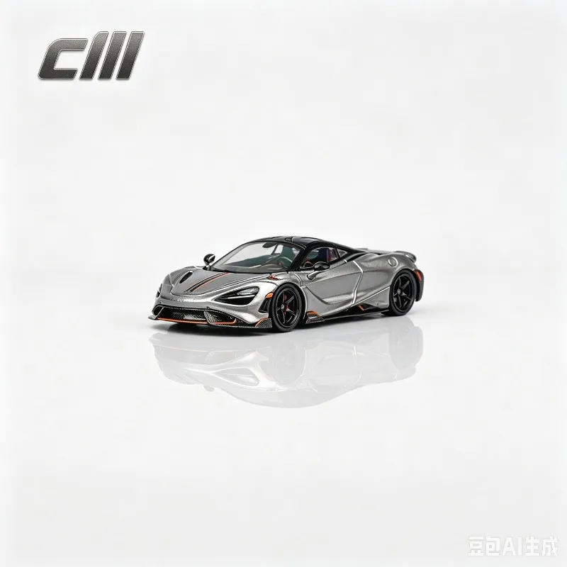 CM 1:64 McLaren 765LT silver grey alloy die-casting car model, static simulation ornament, adult collectibles, holiday gifts.
CM 1:64 McLaren 765LT silver grey alloy die-casting car model, static simulation ornament, adult collectibles, holiday gifts.