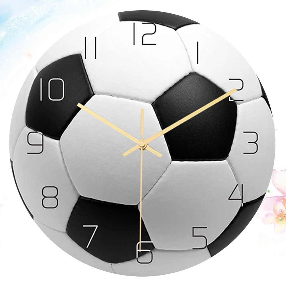 Football Design Clock Creative Wall Clock Mute Movement Decorative Wall Decor Silent Clock for Living Room Bedroom Study
Football Design Clock Creative Wall Clock Mute Movement Decorative Wall Decor Silent Clock for Living Room Bedroom Study