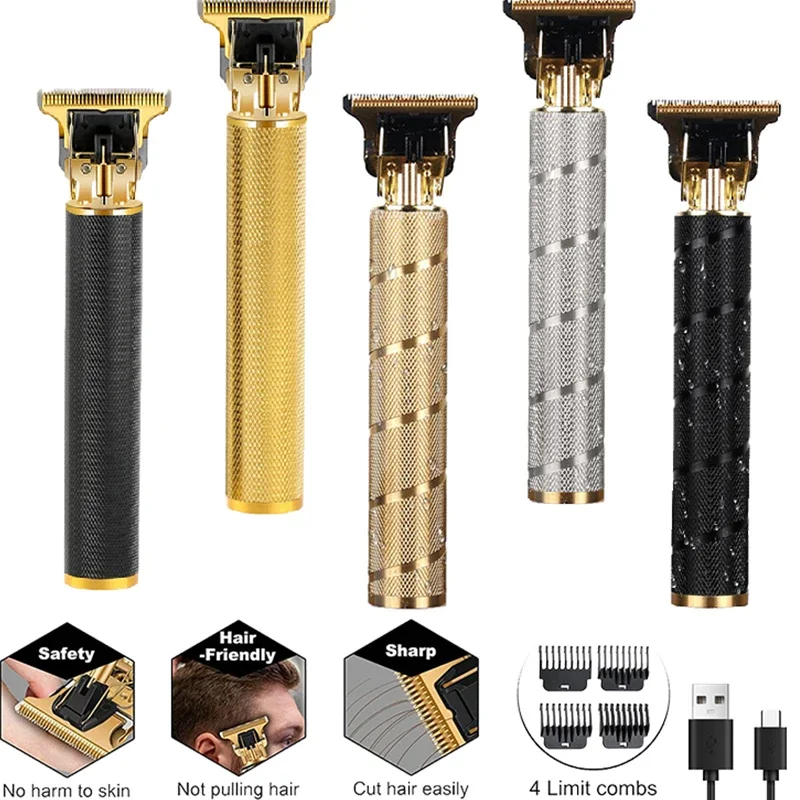 T9 электрическая машинка для стрижки волос с зарядкой через USB, профессиональная беспроводная бритва, водонепроницаемая текстурированная машинка для бритья волос, триммер двойного назначения для мужчин T
T9 электрическая машинка для стрижки волос с зарядкой через USB, профессиональная беспроводная бритва, водонепроницаемая текстурированная машинка для бритья волос, триммер двойного назначения для мужчин T