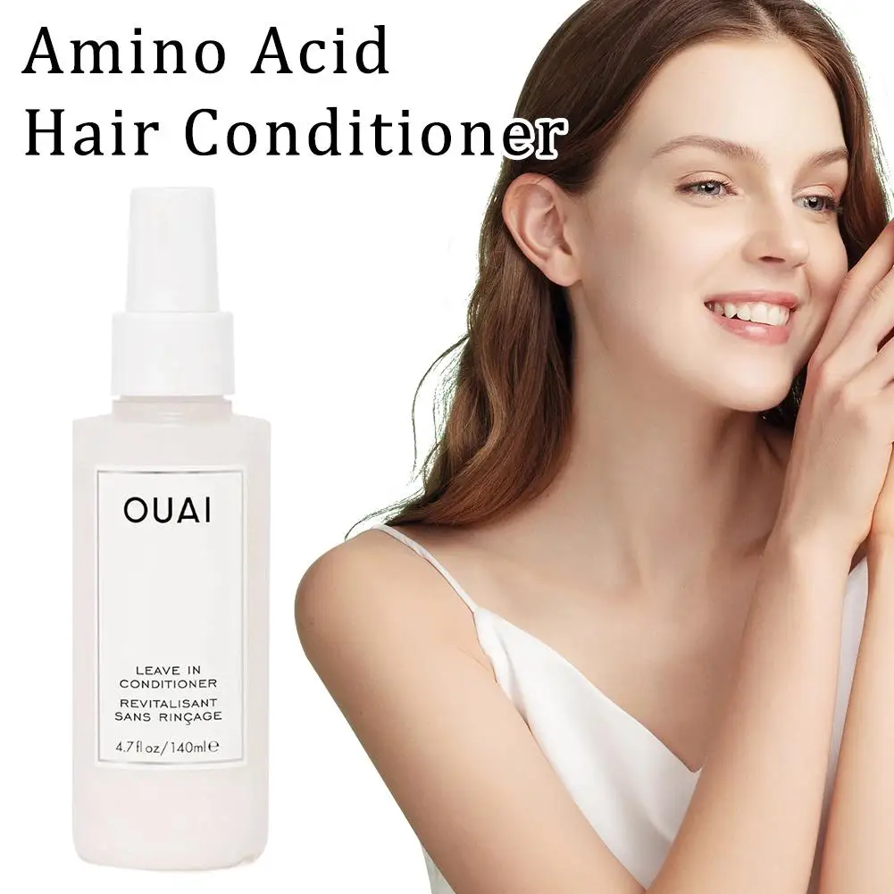 OUAI 140ml Amino Acid No-Rinse Hair Conditioner Multi-Benefit Anti-Frizz Heat Protection Smoothing Daily Hair Care
OUAI 140ml Amino Acid No-Rinse Hair Conditioner Multi-Benefit Anti-Frizz Heat Protection Smoothing Daily Hair Care