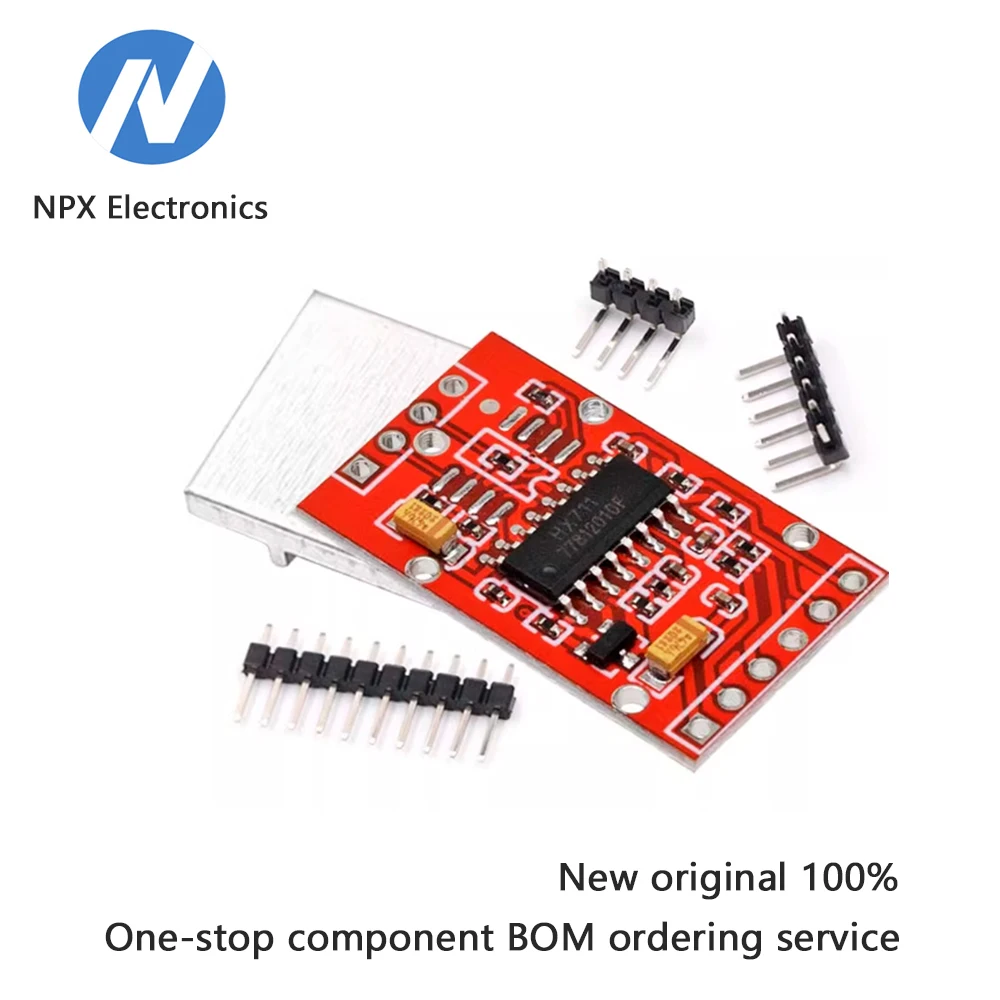 Специальный модуль AD HX711 для модуля измерения силы датчика взвешивания с двойными каналами и 24-битным разрешением, 10 шт.
Специальный модуль AD HX711 для модуля измерения силы датчика взвешивания с двойными каналами и 24-битным разрешением, 10 шт.