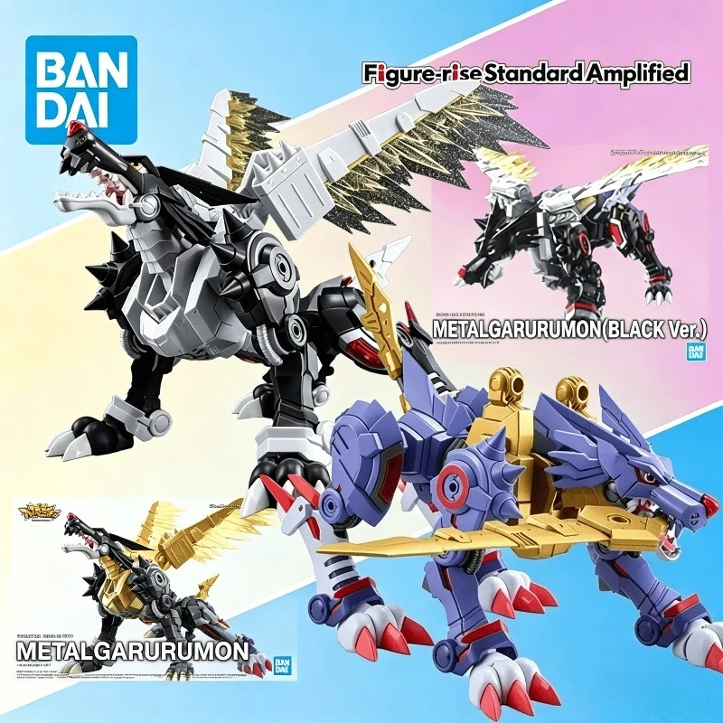 BANDAI Figure-rise Standard Amplified Digimon MetalGarurumon Black Version Assembly Model Kit Collectible Action Figure Toys
BANDAI Figure-rise Standard Amplified Digimon MetalGarurumon Black Version Assembly Model Kit Collectible Action Figure Toys