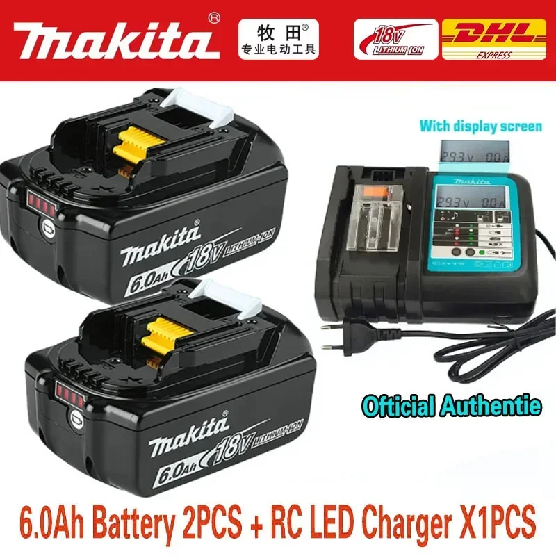 100% Original makita 18v battery, 18V 6.0Ah Rechargeable Lithium-ion Battery, for makita BL1840 BL1860B BL1850 BL1830 power tool
100% Original makita 18v battery, 18V 6.0Ah Rechargeable Lithium-ion Battery, for makita BL1840 BL1860B BL1850 BL1830 power tool