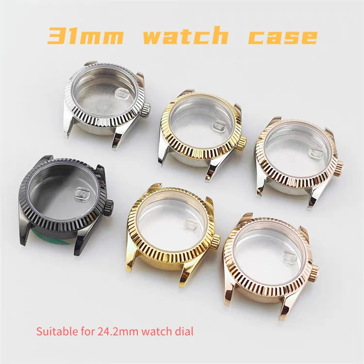NH05 case 31mm case bezel date NH06 case suitable for 24.2mm dial for Seiko mod
NH05 case 31mm case bezel date NH06 case suitable for 24.2mm dial for Seiko mod