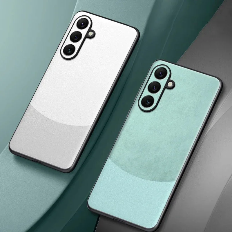 Skinlee For Samsung Galaxy S24 FE fe s24 Case Spliced Color Leather Soft Shockproof Cover For Samsung S23 FE 20FE Back Shell
Skinlee For Samsung Galaxy S24 FE fe s24 Case Spliced Color Leather Soft Shockproof Cover For Samsung S23 FE 20FE Back Shell