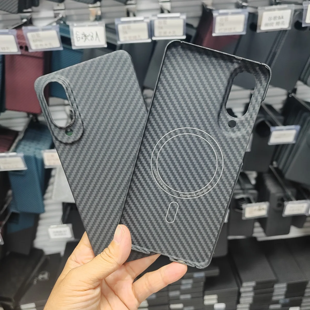 Magnetic Magsafe Premium Aramid Carbon Fiber Phone Case For Samsung Galaxy S25 Edge Ultra-Thin Shockproof Shell Back Cover
Magnetic Magsafe Premium Aramid Carbon Fiber Phone Case For Samsung Galaxy S25 Edge Ultra-Thin Shockproof Shell Back Cover